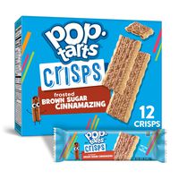 Pop-Tarts Frosted Brown Sugar Cinnamazing Crisps, 5.9 OZ, 5.90 Ounce