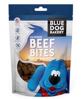 Blue Dog Bakery Natural Dog Treats, 7.8oz Grain Free, USA Premium Beef Bites