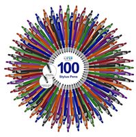 Stylus with Ball Point Pen for iPad iPhone, iPod Touch, Motorola Samsung Galaxy Asus (100 Pack) ...