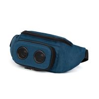 The #1 Fannypack with Speakers. Bluetooth Fanny Pack for Parties/Festivals/Raves/Beach/Boats. Rechargeable, Works with iPhone & Android. #1 Bachelorette Party Gift (Blue, 2019 Edition)