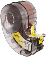 Brady XC-1000-595-OR-BK IDXPERT(TM) & LABXPERT(TM) Labels  B- 595 Indoor/Outdoor Vinyl Film Black on Orange, Printable Area: 19.000" W x 1.000" H 1 roll (30ft.)/Cartridge