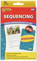 Edupress Reading Comprehension Practice Cards, Sequencing, Yellow Level (EP62994)