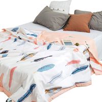J-pinno Feather Colorful Quilted Comforter Full Duvet for Kids Boys Girls Bed Couch Sofa Blanket Coverlet (21, Twin 59" X 78")