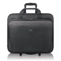 Solo New York Empire Rolling Laptop Bag.  Rolling Briefcase for Women and Men. Fits up to 17.3 inch laptop - Black