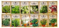 Set of 12 Premium Variety Herbs - Deluxe Garden Choices for Premium Gardening! (Herbs Set 1)