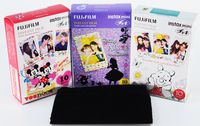 Alice in Wonderland, Disney Pooh and Mickey instax mini films for Fuji instant mini cameras set of 3 packs x 30 photos