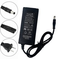 tangsfire 29.4V 2A Battery Charger 25.2V 25.9V 24V Input 100-240V AC-DC DC 5.5 x 2.1 mm Plug Charge Port for 7S Lithium Batteries Pack