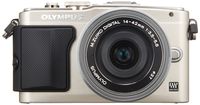 Olympus Mirrorless SLR E-PL6 with 14-42mm F3.5-5.6 EZ Lens (Silver) - International Version