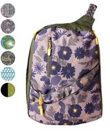 Slope Sling Backpack for Women Juniors Crossbody Bag with 15 inch Laptop Pocket One Shoulder Strap Daypack - Floral Camo