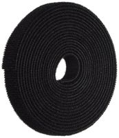 C2G 29852 Hook-and-Loop Cable Wrap, TAA Compliant, Black (10 Feet, 3.04 Meters)