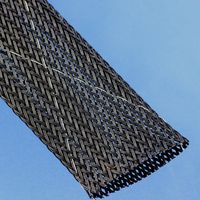 Expando FR Tight Weave 1/4" (6mm) Black With White Tracer - 10 Feet