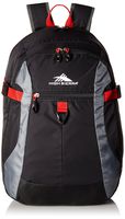 High Sierra Sportour Computer Backpack, Black/Charcoal/Crimson Red,