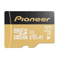 Pioneer 32GB microSD Premium with Adapter - C10, U3, A1, V30, 4K UHD Memory Card