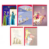 Hallmark Vida Spanish Three Kings Day Cards Assortment (5 Cards with Envelopes)