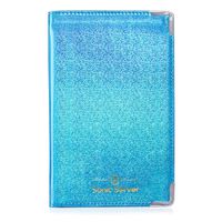 Sonic Server 5x8 Holographic 11-Pocket Server Book Organizer with Double Magnetic Pockets, Zipper Pouch & Pen Holder for Waitress Waiter Waitstaff (Tropical Blue)