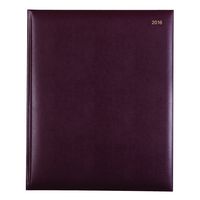 Lett's 2016 Classic Week to View with Gold Corners, Burgundy, 10.25" x 8.25" (C32YBY-16)