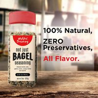 Everything Bagel Seasoning Blend Xl Original - Delicious Blend Of Sea Salt, Garlic & Onion Flakes, & Sesame Spices - Bagel Allspice, Multi Seasoning Shaker Jar, Keto & Gluten Free Facility