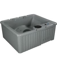Essential Hot Tubs 14-Jet Newport Hot Tub, Seats 3-4, Grey Granite
