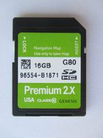B1871 2015 2016 2017 Hyundai G80 GENESIS PREMIUM 2X Navigation MAP Sd Card ,GPS UPDATE , U.S.A 16 GB , OEM PART # 96554-B1871