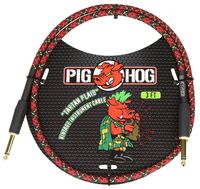 Pig Hog PCH3PL 1/4" to 1/4" Tartan Plaid Instrument Patch Cable, 3 Feet