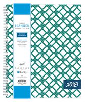 Dabney Lee for Blue Sky 2018 Weekly & Monthly Planner, Twin-Wire Binding, 8.5" x 11", Chain Link