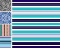 Elite Trend Microfiber Beach Towel for Travel:Oversized XL 78 x 35, 63x63,71x31Inch Quick Drying, Lightweight, Fast Dry Shower & Body Towels, Sand Free, Perfect (W-Wow Ocean, Family (72X72-INCH))