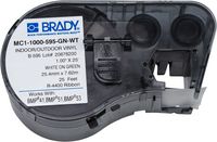Brady MC1-1000-595-GN-WT Labels for BMP53/BMP51 Printers