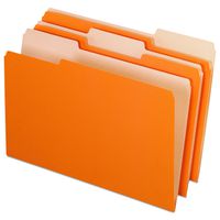 Pendaflex Acid-Free Colored File Folder, Orange (PFX15313ORA)