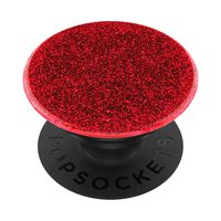 PopSockets PopGrip - Expanding Stand and Grip with Swappable Top - Glitter Red