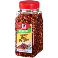 McCormick Crushed Red Pepper (Organic, Non-GMO, Kosher), 7.75 oz