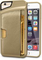 Smartish iPhone 6/6s Wallet Case - Wallet Slayer Vol. 2 [Slim Protective] Credit Card Holder for Apple iPhone 6s/6 (Silk) - Champagne Gold