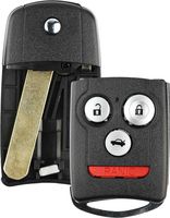 Discount Keyless Remote Entry Uncut Car Key Fob Replacement Case Shell Button Pad For Acura TL MLBHLIK-1T