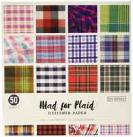 12in Designer Paper Mad for Plaid (Style may vary)