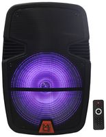 Mr. Dj PX12BAT 12-Inch 2000 Watt Max Power Speaker with Built-in Bluetooth & Battery LCD/MP3/USB/MICRO SD
