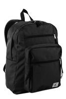 Everest Multi-Compartment Daypack with Laptop Pocket Backpack, Black, One Size