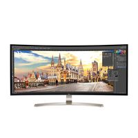 LG 38UC99-W 38-Inch 21:9 Curved UltraWide QHD+ IPS Monitor with Bluetooth Speakers (Renewed)