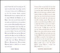 Quiplip Funny Fill-in-The-Blank Get Well and Birthday Cards, 6-Pack (QL05246PCK)