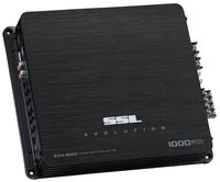 Sound Storm Labs EV4.1000 Evolution 1000 Watt 4 Channel 2 to 8 Ohm Stable Class A B Full Range Bridgeable Mosfet Car Amplifier with Remote Subwoofer Control