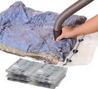 Simple Houseware 6 Jumbo Vacuum Storage Bags to Space Saver for Bedding