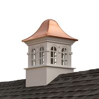 Good Directions Smithsonian Rockville Vinyl Cupola with Copper Roof, 60" x 98"