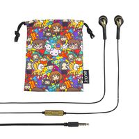 Harry Potter in Ear Earbuds with Call Answer Button
