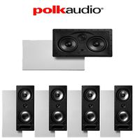 Polk Audio 265-RT + Polk Audio 255C-LS 5.0 Vanishing Series in-Wall Home Theater Speaker Package