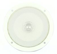 5" Dual Cone Slimline Home Theater & RV Speaker - White Thin Wall Ceiling Mount