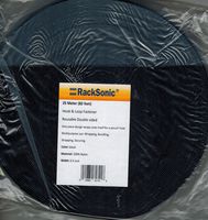 Hook and Loop by Racksonic - 0.5" Inch Reusable Cable Ties, Wraps, Straps, Fastener - 25M 82ft Roll