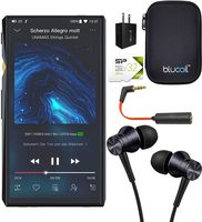 FiiO M11 PRO Bluetooth Music Player Bundle with 1MORE E1009 Headphones (Space Gray), Silicon Power 32GB MicroSD Card, iFi Ear Buddy Audio Attenuator 3.5mm, Blucoil USB Charger, and Portable Hard Case
