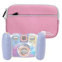 DURAGADGET Soft Pink Water Resistant Neoprene Cover - Suitable for use with vTech Kidizoom Twist | Kidizoom Video Camera | Kidizoom Disney Princess | Kidizoom Toy Story 3 | Kidizoom Lightning McQueen