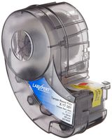 Brady X-17-351 Idxpert and Labxpert 1" Width x 0.5" Height, B-351 Tamper-Resistant Vinyl, Matte Finish Black on White Label (450 per Roll)