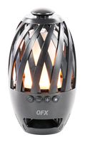 QFX BT-350 Flame LED Water Resistant Wireless Bluetooth Speaker