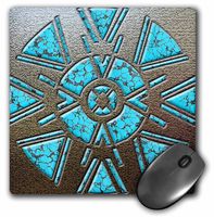 3dRose LLC 8 x 8 x 0.25 Inches Mouse Pad, Designer one of A Kind Native American Art (mp_108088_1)