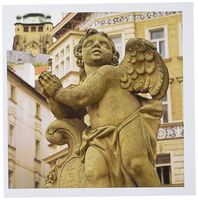 3dRose Cherub statue, Prague, Czech Republic - EU06 THA0043 - Tom Haseltine - Greeting Cards, 6 x 6 inches, set of 6 (gc_81265_1)
